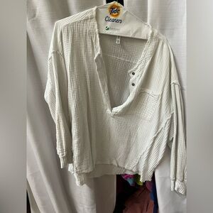 Zenana XL Brushed Cotton Top